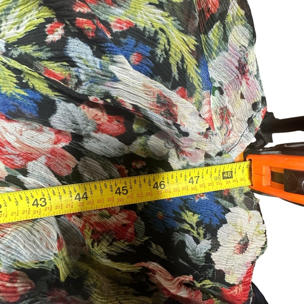 Anthropologie Marais Printed Chiffon Maxi Gown xs - Picture 8 of 12